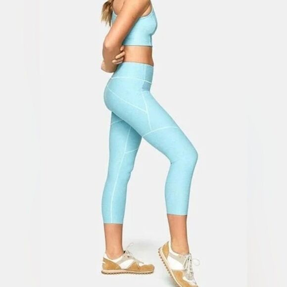 Outdoor voices Light Blue High-Waisted Leggings Sz S - Picture 7 of 7